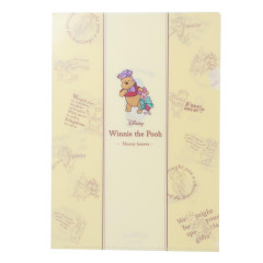 Japan Disney A4 Clear File Holder - Winnie the Pooh / Stories