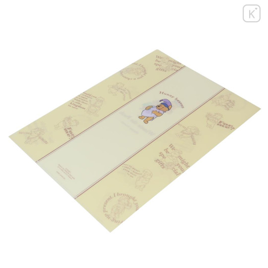 Japan Disney A4 Clear File Holder - Winnie the Pooh / Stories - 2