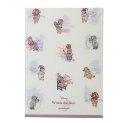 Japan Disney A4 Clear File Holder - Winnie the Pooh / Stories B