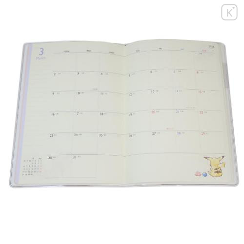 Japan Pokemon B6 Planner Monthly Schedule Book - 2025 Pikachu - 3