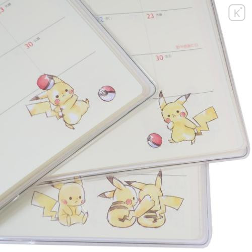 Japan Pokemon B6 Planner Monthly Schedule Book - 2025 Pikachu / Light Orange - 4