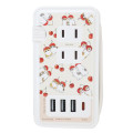 Japan Mofusand AC Power Strip with Usb & Usb-C Ports - Cherry Cat Nyan - 1