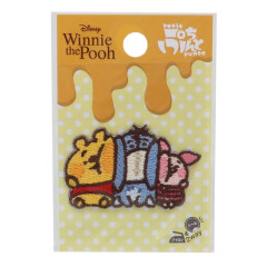 Japan Disney Embroidery Iron-on Applique Patch - Pooh & Eeyore & Piglet / Face to Face