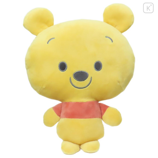 Japan Disney Cushion Plush - Winnie the Pooh / Big Head - 1