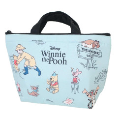 Japan Disney Insulated Cooler Bag - Winnie the Pooh / Blue