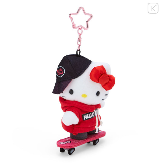 Japan Sanrio Original Mascot Holder - Hello Kitty / Skateboard - 1