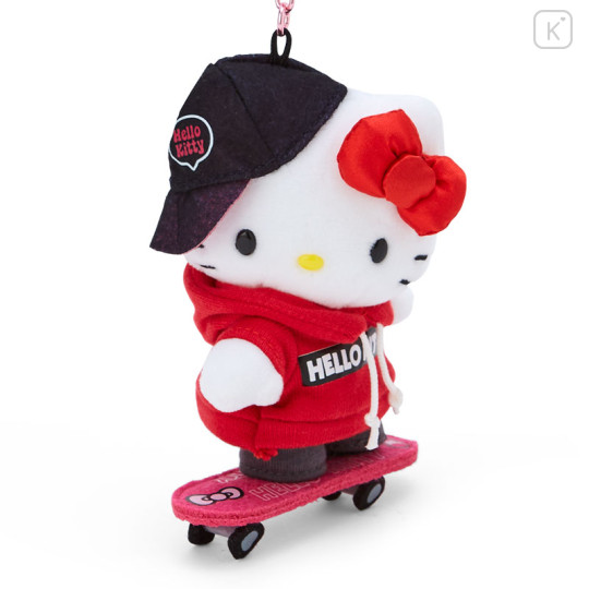 Japan Sanrio Original Mascot Holder - Hello Kitty / Skateboard - 2