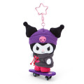 Japan Sanrio Original Mascot Holder - Kuromi / Skateboard - 1