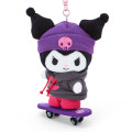 Japan Sanrio Original Mascot Holder - Kuromi / Skateboard - 2