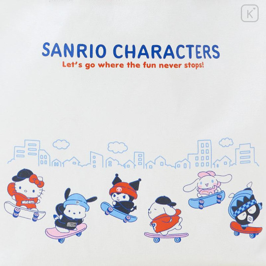 Japan Sanrio Original Tote Bag - Skateboard - 4