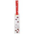 Japan Miffy Natural Wood Chopsticks 21cm - Red Japanese Style - 1