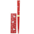 Japan Miffy Natural Wood Chopsticks 21cm - Red Japanese Style - 2