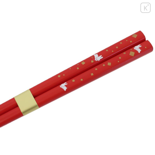 Japan Miffy Natural Wood Chopsticks 21cm - Red Japanese Style - 3