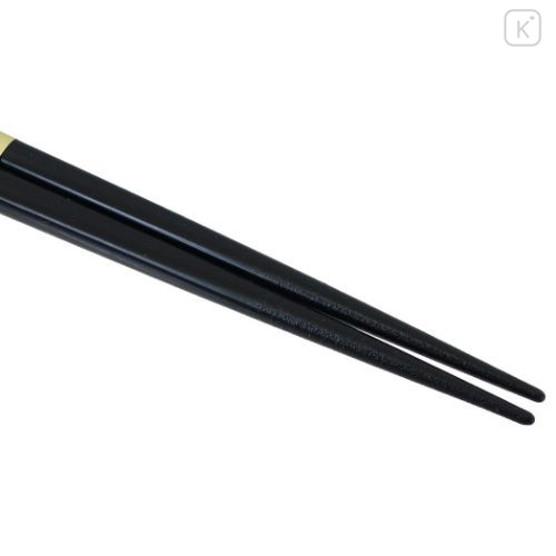 Japan Miffy Natural Wood Chopsticks 21cm - Black Japanese Style - 4