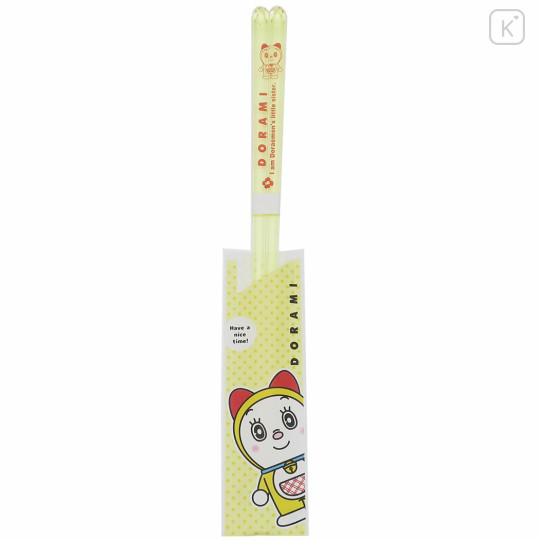 Japan Doraemon Clear Chopsticks 23cm - Dorami - 1