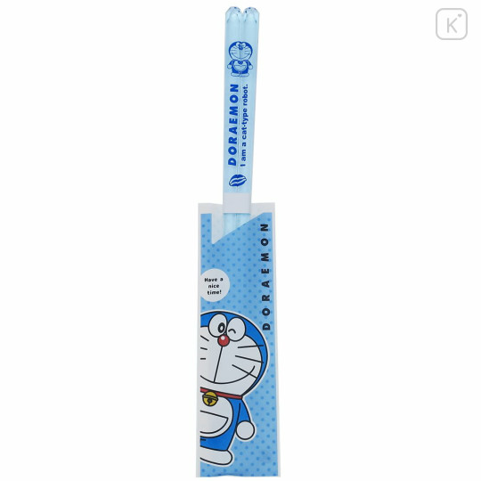 Japan Doraemon Clear Chopsticks 23cm - Doraemon - 1