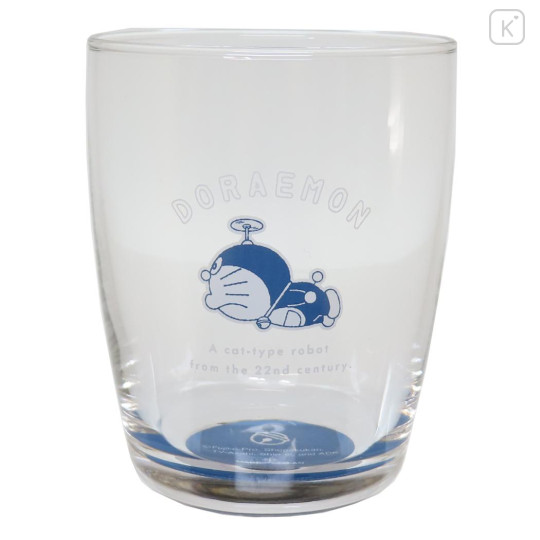 Japan Doraemon Glass Tumbler - Flying - 1