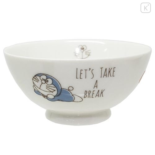 Japan Doraemon Porcelain Rice Bowl - Take A Break - 1