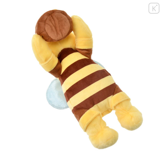 Japan Disney Store Fluffy Plush Pen Case - Pooh / Bee Honey Day - 4