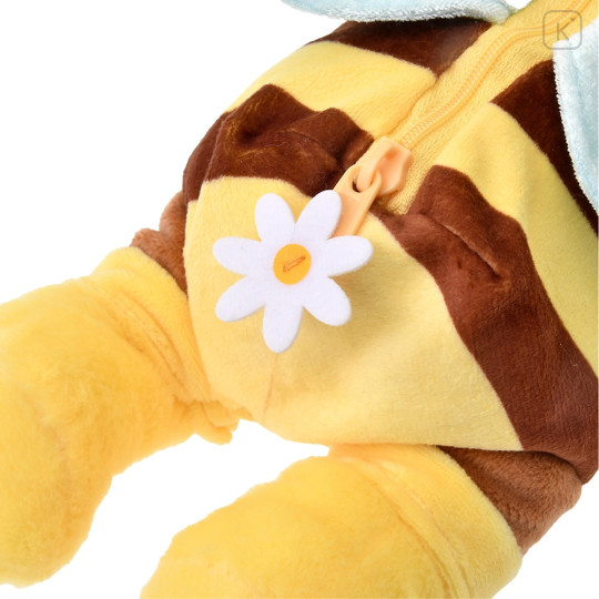 Japan Disney Store Fluffy Plush Pen Case - Pooh / Bee Honey Day - 6