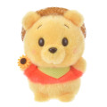 Japan Disney Store Urupocha-chan Plush - Winnie The Pooh & Straw Hat - 1