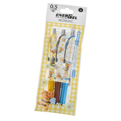 Japan Disney Store EnerGel Gel Pen 3pcs Set - Pooh & Friends / Bee Honey Day