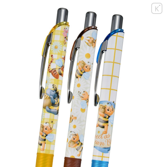 Japan Disney Store EnerGel Gel Pen 3pcs Set - Pooh & Friends / Bee Honey Day - 3