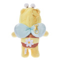 Japan Disney Store Fluffy Plush Keychain - Pooh / Bee Honey Day - 4