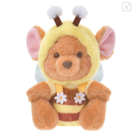 Japan Disney Store Fluffy Plush Keychain - Lou / Bee Honey Day - 1