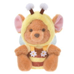 Japan Disney Store Fluffy Plush Keychain - Lou / Bee Honey Day