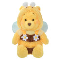 Japan Disney Store Fluffy Plush (M) - Pooh / Bee Honey Day - 1