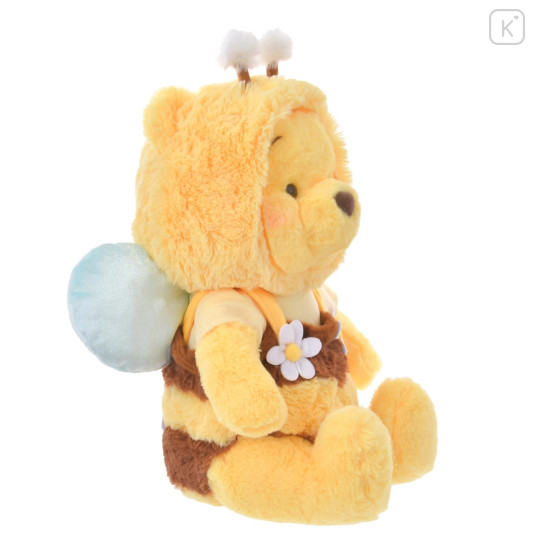 Japan Disney Store Fluffy Plush (M) - Pooh / Bee Honey Day - 3