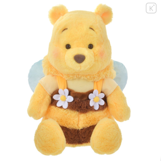 Japan Disney Store Fluffy Plush (M) - Pooh / Bee Honey Day - 5