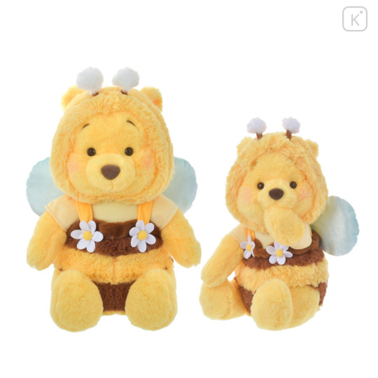 Japan Disney Store Fluffy Plush (M) - Pooh / Bee Honey Day - 6