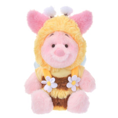 Japan Disney Store Fluffy Plush - Piglet / Bee Honey Day
