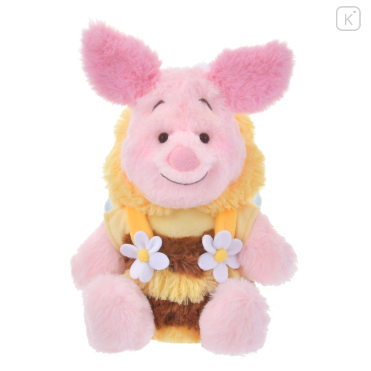 Japan Disney Store Fluffy Plush - Piglet / Bee Honey Day - 5