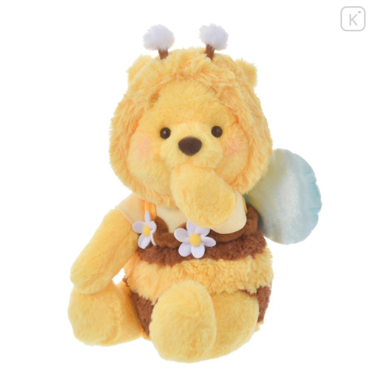 Japan Disney Store Fluffy Plush (S) - Pooh / Bee Honey Day - 1