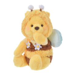 Japan Disney Store Fluffy Plush (S) - Pooh / Bee Honey Day