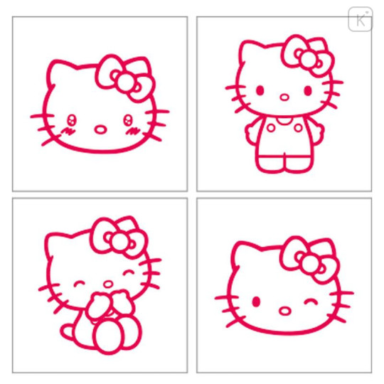 Japan Sanrio Mini Stamp - Hello Kitty - 6