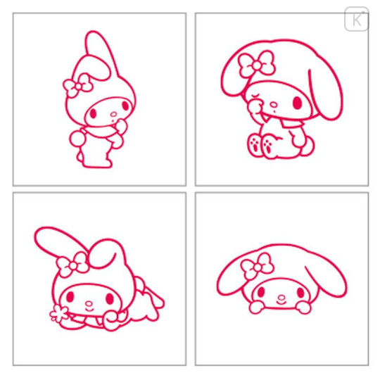 Japan Sanrio Mini Stamp - My Melody - 6