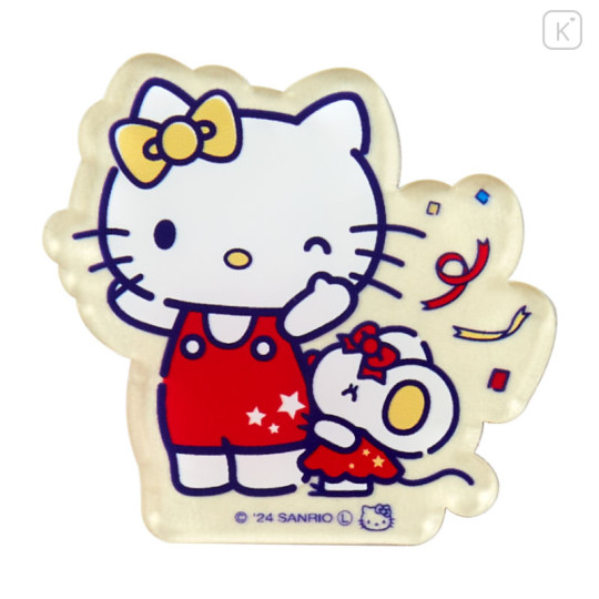 Japan Sanrio Secret Acrylic Sticker - Hello Kitty 50th Anniversary Blind Box - 3