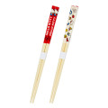 Japan Sanrio Bamboo Chopsticks 21cm - Hello Kitty 50th Anniversary Red - 2