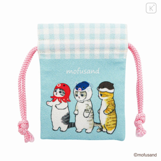 Japan Mofusand Palm-sized Purse - Sea Creatures Cat Nyan - 1