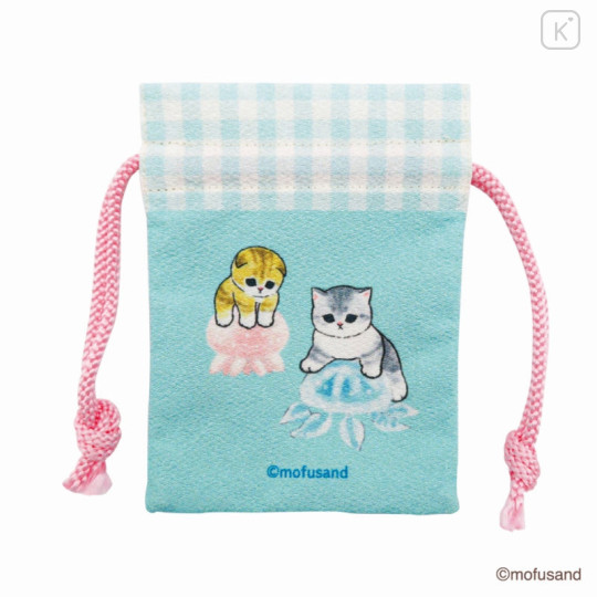 Japan Mofusand Palm-sized Purse - Sea Creatures Cat Nyan - 4