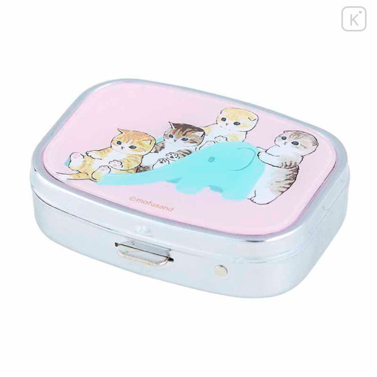 Japan Mofusand Compact Mirror Case - Sliding Cat Nyan - 6