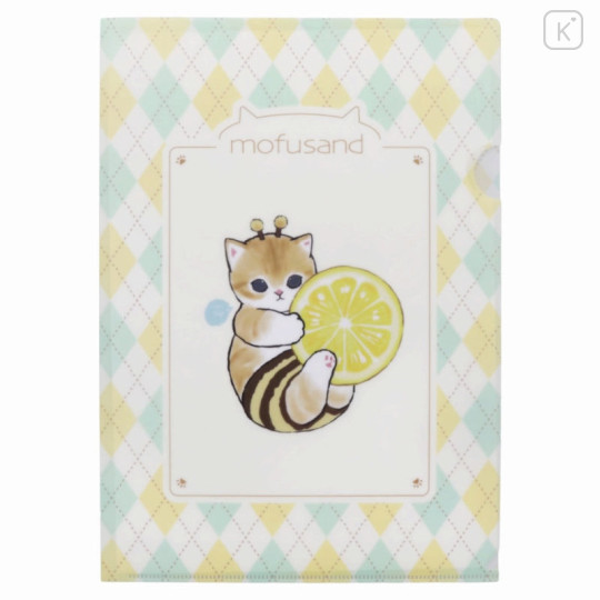 Japan Mofusand A4 Clear File - Bee Cat : Hachinyan - 1