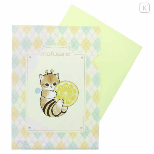 Japan Mofusand A4 Clear File - Bee Cat : Hachinyan - 3