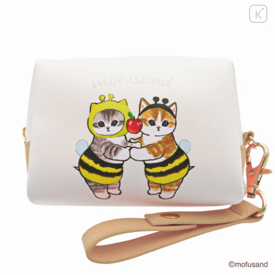 Japan Mofusand Mini Pouch - Bee Cat Hachinyan - 1