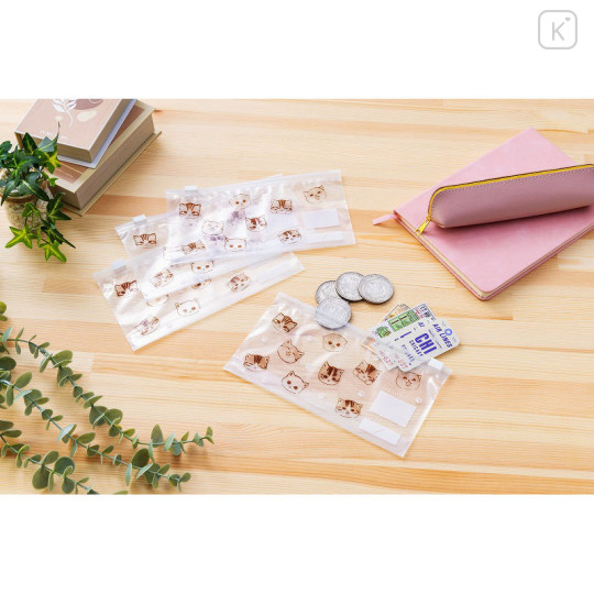Japan Mofusand Wrapping Slide Zipper Storage Bag Set - 2