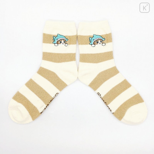 Japan Mofusand Marshmallow Socks - Shark Cat Same Nyan - 1